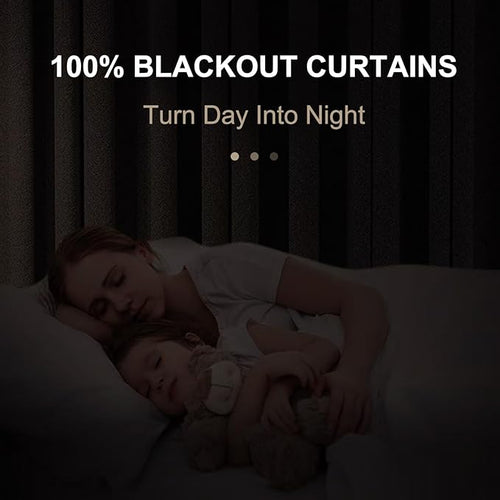 100% Blackout Shield Linen Blackout Curtains for Bedroom 84 Inches Long, Back Tab/Rod Pocket Living Room Drapes, Thermal Insulated Blackout Curtains 2 Panels Set, 50" W x 84" L, Blush Pink