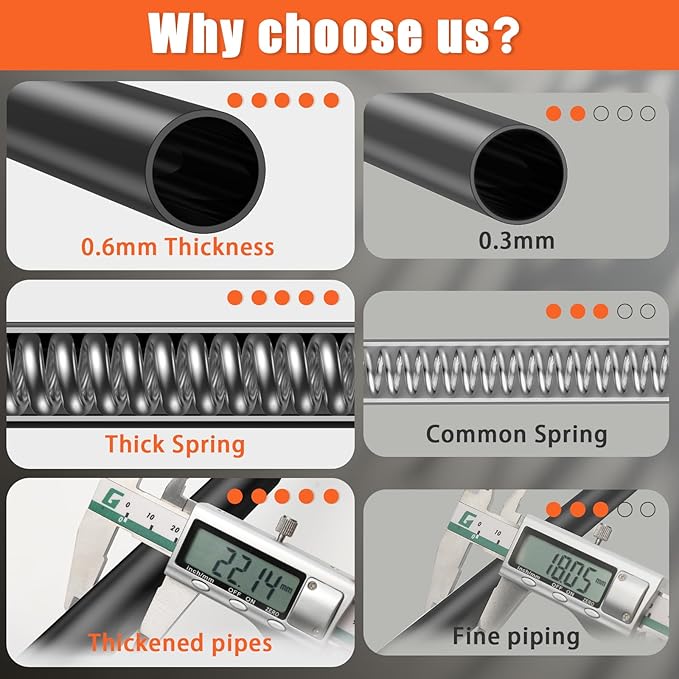 AIZESI Black 1pcs Spring Tension Curtain Rods 17 to 26 Inches, Short Tension Rod Loaded Small Mini Extendable Curtain Tension Rod Adjustable For Windows Bedroom Closet Cupboard