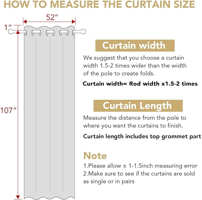 H.VERSAILTEX Living Room Linen Curtains Nickel Grommet Curtains Energy Saving Light Filtering Window Treatments Panels for Bedroom, Sea Grass, 2 Panels, 52 x 108 - Inch