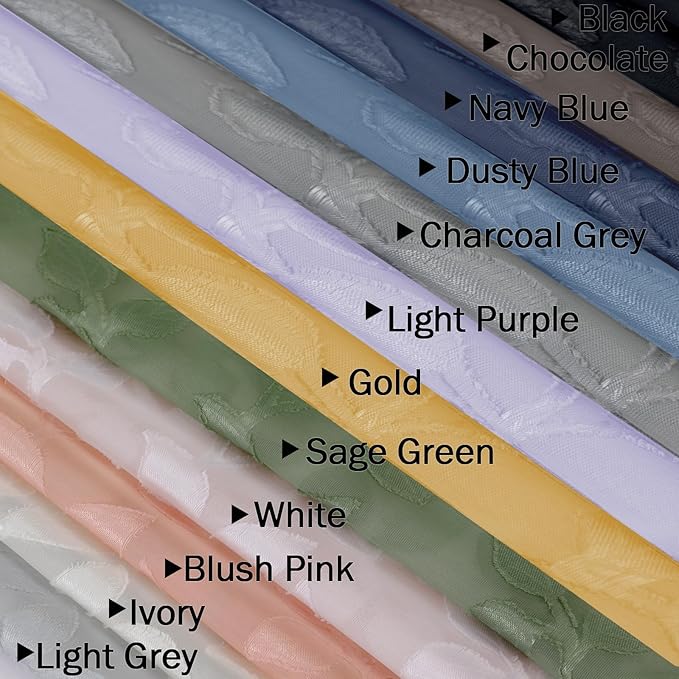 Chyhomenyc Sage Green Sheer Curtains 72 Inches Long 2 Panels Set, Light Filtering Tufted Textured Soft Airy Rod Pocket Elegant Leaf Window Treatment Drapes for Bedroom Living Room, 42" Wx72 L, 2PCS