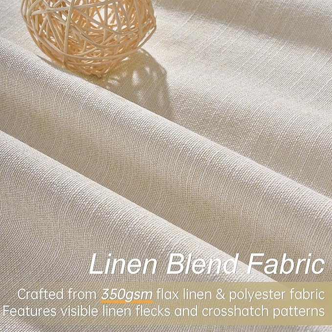 78 Inch Custom Made Curtains for Sliding Door Closet Doors 100% Blackout Curtains for Living Room Bedroom Back Tab Pleated Heat Blocking Insulated Drapes Heat Neutral White (W52" x L78") 2 Panels