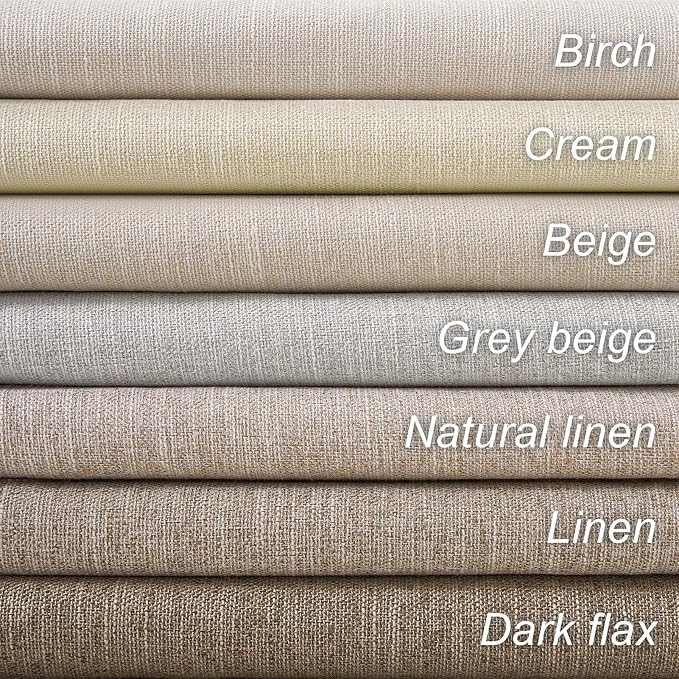 54 Inch Long Blackout Tiers Curtains for Small Window Elegant Short Curtain Drapes for Livingroom Bedroom Thermal Insulated Linen Cafe Drapes (2 Panels, 52 inches Wide by 54 inches)Cream Ivory